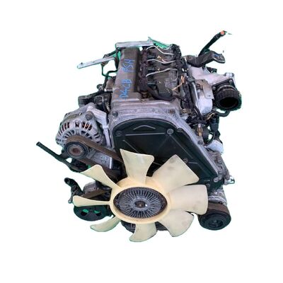 Un buon prezzo. Produttore giapponese moderno fornisce motore diesel usato D4CBT a 4 cilindri da 5,3 L per camion con imballaggio in cassa di legno in linea